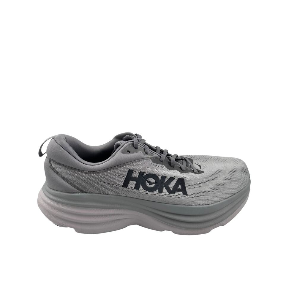 Hoka Bondi 8 Sharkskin X-Wide Running Shoes Men US 14 4E Gray Athletic Sneakers - Picture 6 of 16